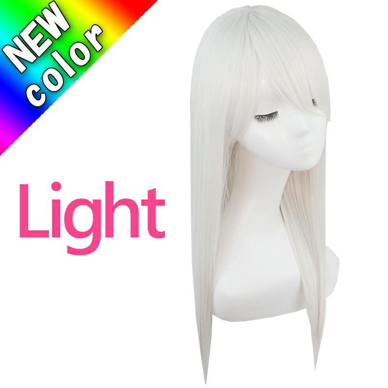 NEW】コスプレウィッグ（ライトロング）【サンドホワイト(OW-063)】